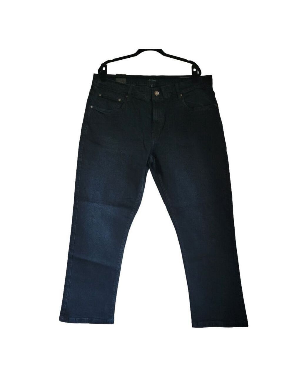 NWT Men's Dark Wash Britches Jeans Size 40W 32L Black